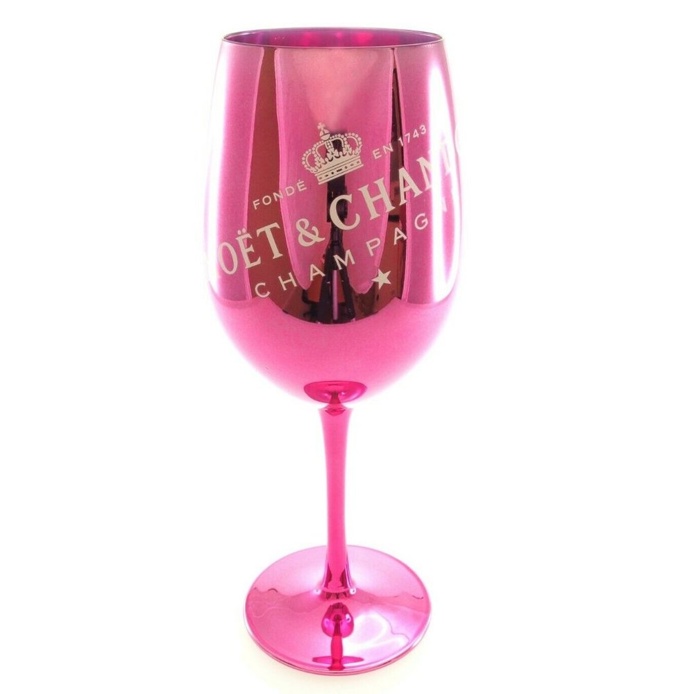Moet Chandon Rose Pink Champagne Acrylic Plastic Goblet New